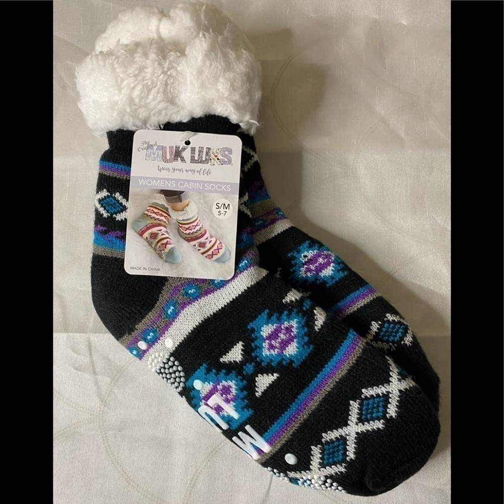 Muk Luks women’s Cabin Socks New With Tags